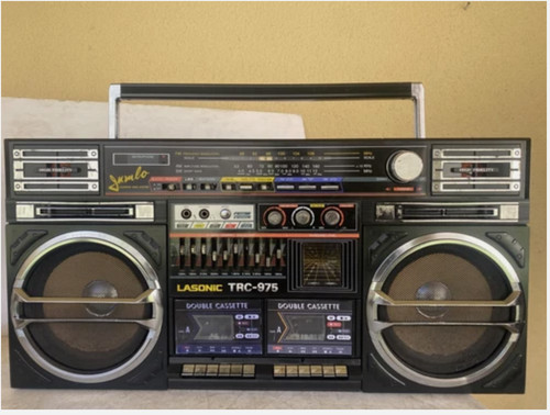 Vintage boombox lasonic - vintage,