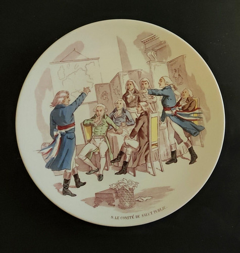 Assiette scene militaire - assiette,