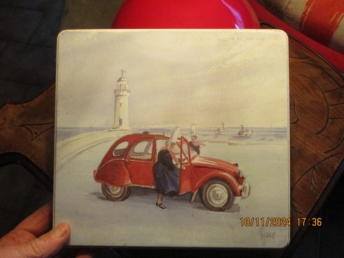 Boite gâteaux breton 2cv - breton,