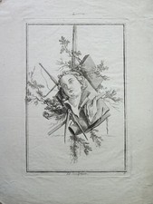BELLE GRAVURE COULEUR XVIII°