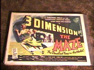 The maze 3d rolled - maze, 22x28