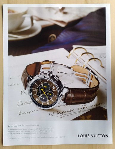 Publicité papier montre - -,