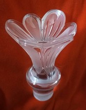  Bouchon de Carafe Décor Floral ( Modèle GRANVILLE ) en Cristal d'Arques 24% Pb.
