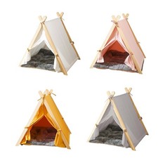 Pet tipi chien chat lit maison de jeu tente pour animaux de compagnie nid
