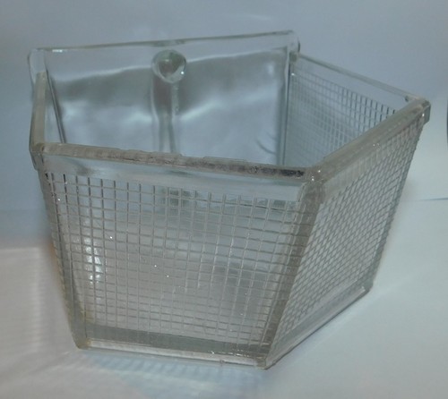 Ancien gros tiroir verre - gros, en