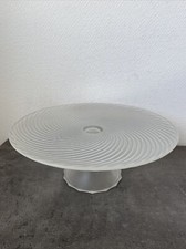 ancien compotier sur pied en verre Torsadé Cuisine Deco Table