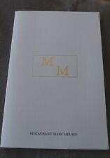 RARE - MENU TRUFFES - MARC MEURIN - RELAIS CHATEAUX