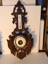 GRAND BAROMETRE EN BOIS STYL