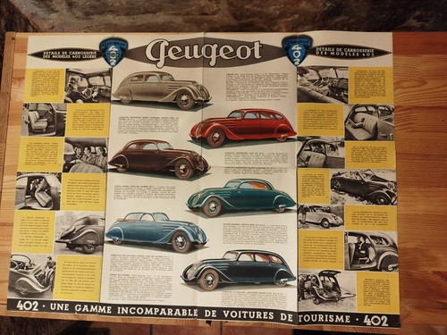 Brochure peugeot 402 légère - peugeot,