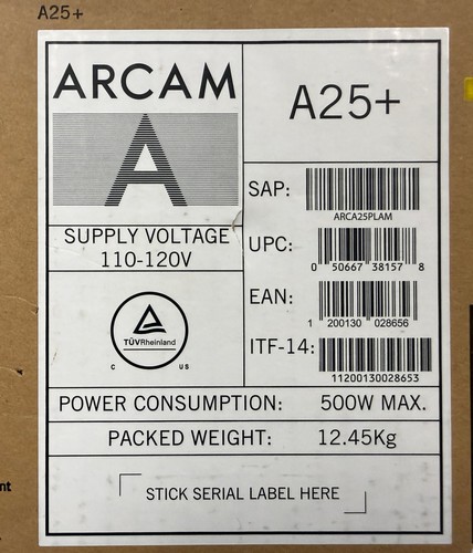 Arcam a25 100w - class, g