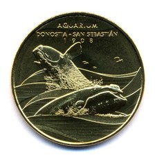 ESPAGNE San Sebastian, Aquarium, Monnaie de Paris
