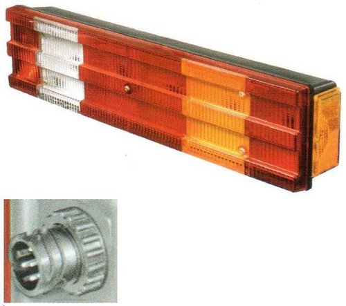 Feu arrière droit x 14cm - arrière,