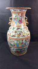 Grand Vase Porcelaine Canton