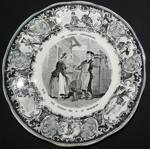 Assiette parlante creil - assiette,