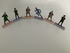 LOT 6 FIGURINES MÉTAL BLAKE & MORTIMER STUDIO JACOBS DARGAUD