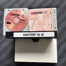 Les Mills Body Pump 48 CD VHS Tape