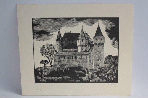 Gravure sur bois ernest - sur,