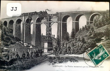N°804/133JJ Cpa de XERTIGNY Le Viaduc Reconstruit  en 1870 Ecrite 88  Vosges