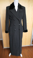 Manteau long laine et - en,
