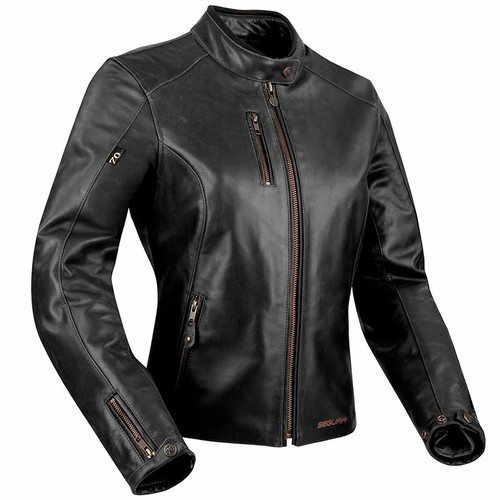 Giacca moto cuir segura - en,