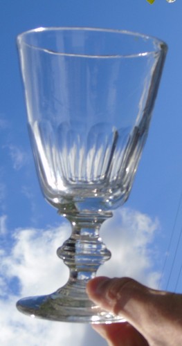 Verre eau taillé - à,