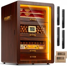 Desktop Cigar Humidor Cabinet