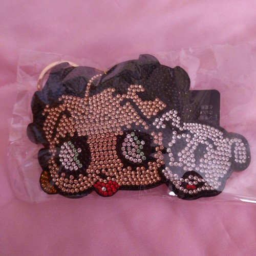 Porte clés betty - boop, strass