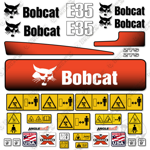 Fits bobcat e35 decal - bobcat, kit