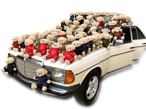 Sjs carstyling teddy masquotte - sjs,