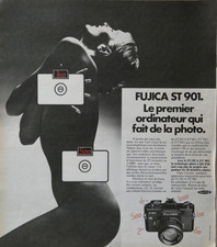 PUBLICITÉ PRESSE 1975 FUJICA ST 90L PREMIER ORDINATEUR QUI FAIT DE LA PHOTO NUE
