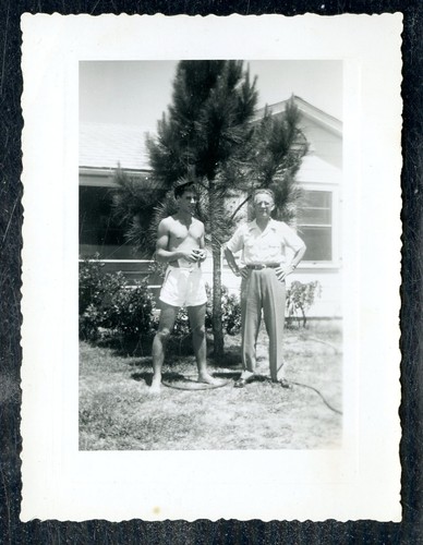Vintage photo young athletic - vintage,