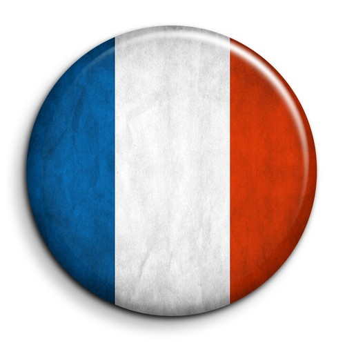 Drapeau france badge - -,