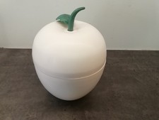 Seau à glaçon - POMME Blanc - Vintage années 70