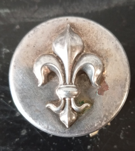 Boite metal argente fleur - boite,