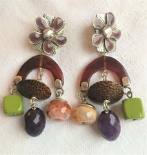 TARATATA - BOUCLES D'OREILLES - pendantes - Earrings signed - Pendant - Design