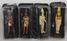 Lot 4 figurines HACHETTE Dieux De L’Égypte ancienne NEKHBET NOUN GHEB RENENOUTET