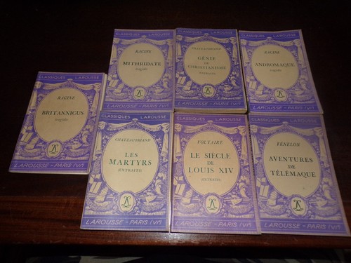 Lot classiques larousse - lot,