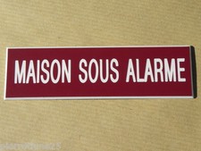 Plaque gravée maison sous - gravée, "maison