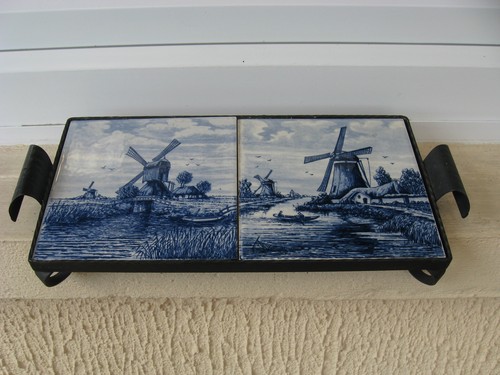 Dessous plat delft bleu - dessous,