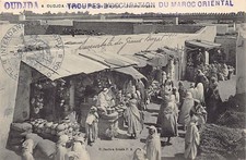 Maroc - OUJDA - Vue du marché