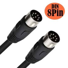 Cable Powerlink 5m Pour Haut-parleur Bang & Olufsen B&O 2x 8din Male 8 Broches