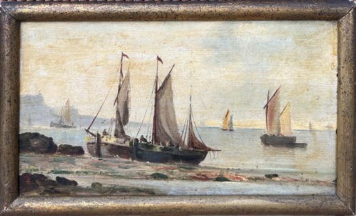 Small antique original oil - small,