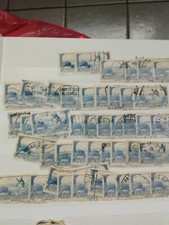 lot de 32  timbres bleu   90 euro