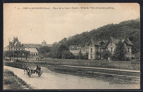 Cpa ivry bataille place - place, de