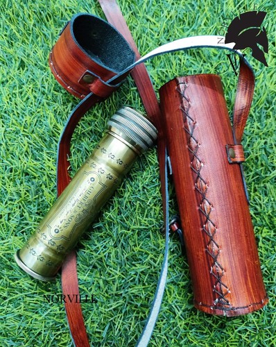 Ancien kaléidoscope laiton - ancien,