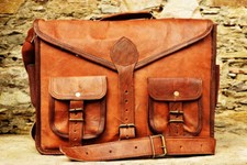 Homme Vintage L Pour XXL Cuir