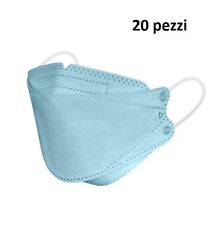 X 20 Pz Masques De Protection FFP2 KF94 Masque En Sachets Individuels Bleus
