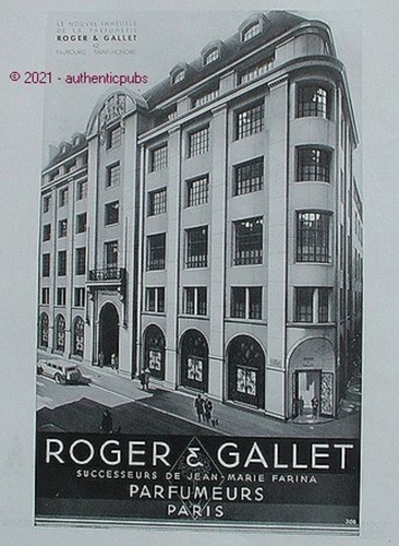 Publicite roger gallet - &,