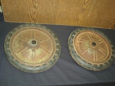 ROUES CHARIOT COMPRESSEUR GONFLEUR VOITURE A PEDALES - no michelin