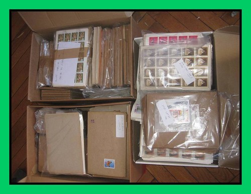 Gros cartons timbres - cartons, en